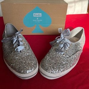 COPY - Keds for Kate Spade Silver Glitter